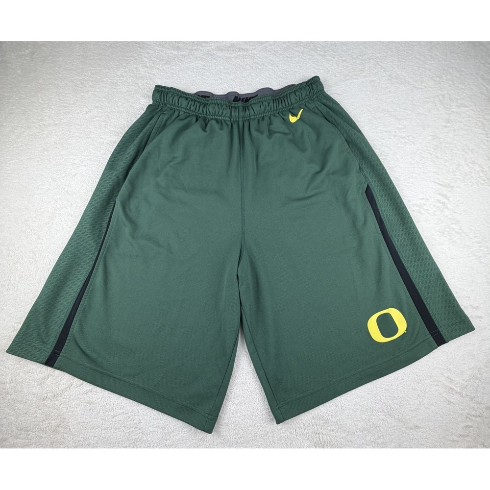Nike University Of Oregon Ducks Basketball Gym Athletic Shorts Men's Size Large